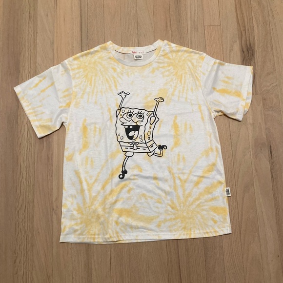 ROMWE 🧽 SpongeBob Tie Dye Tee - Picture 2 of 12